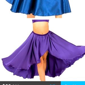 Double platinum purple dance skirt